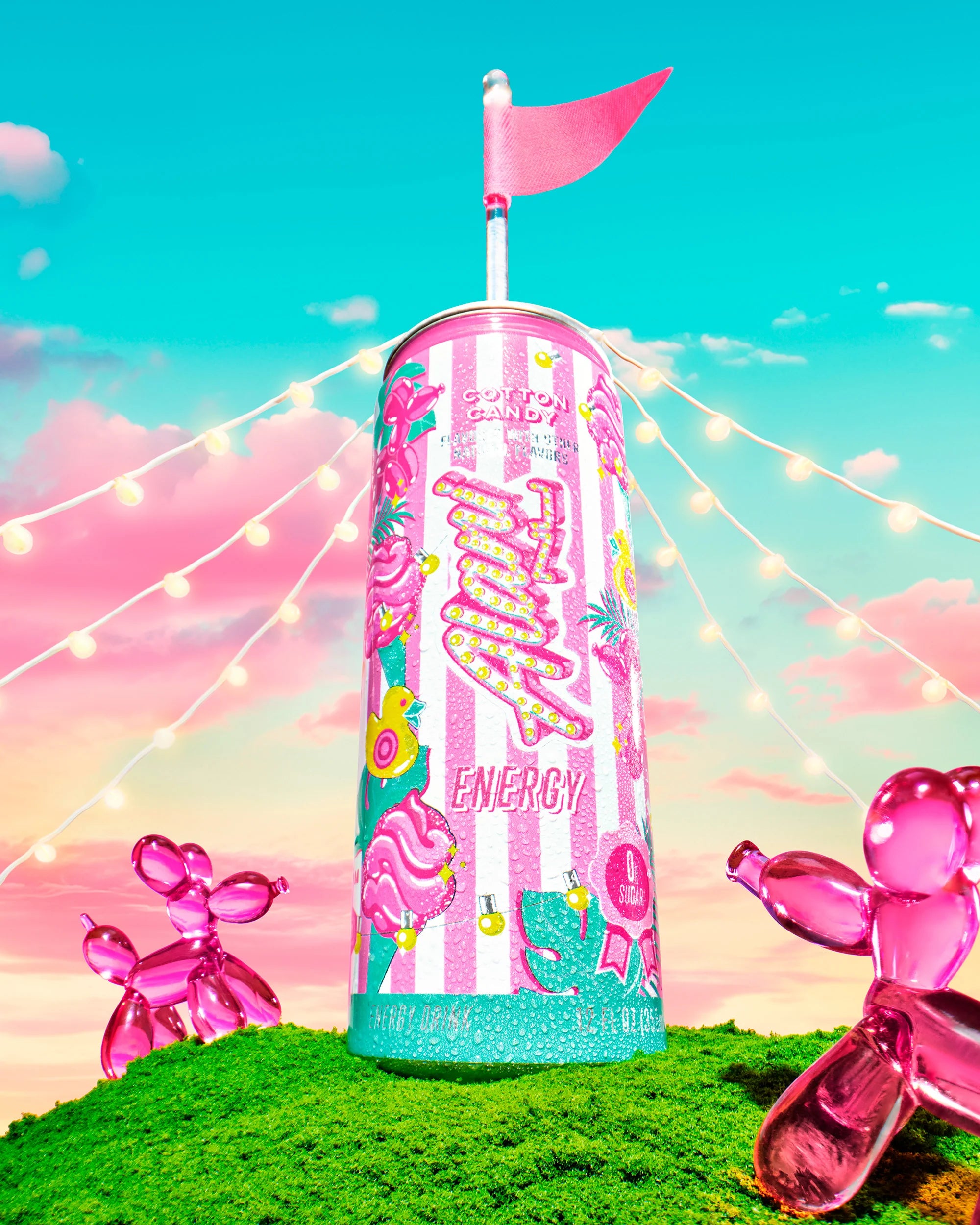 Energy Drink - Cotton Candy - Image 2