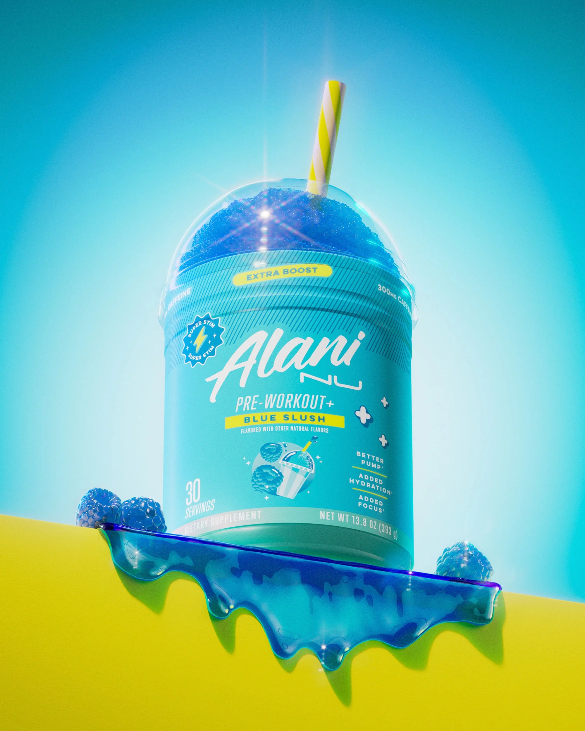 Pre-Workout+ - Blue Slush - Image 3
