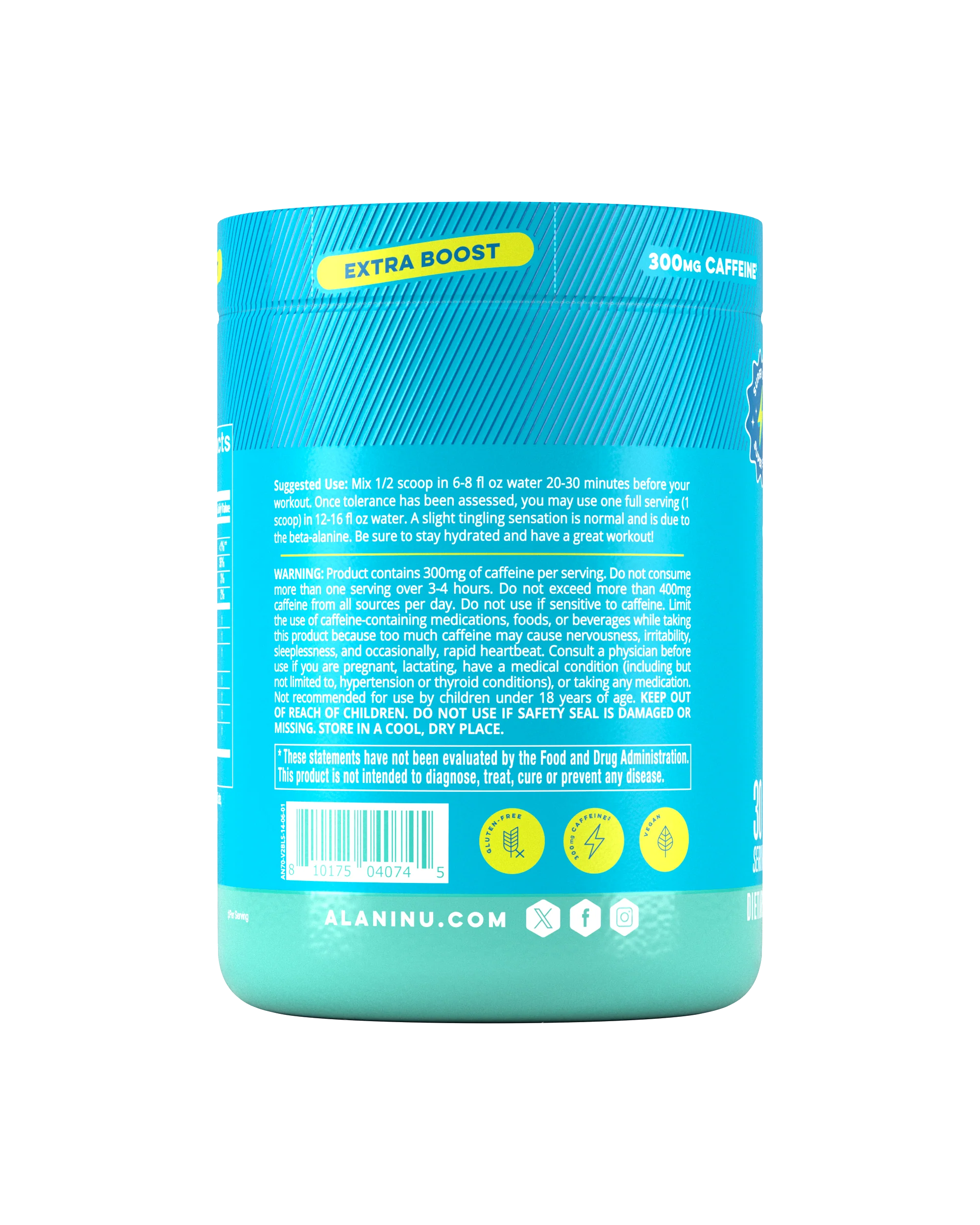 Pre-Workout+ - Blue Slush - Image 5