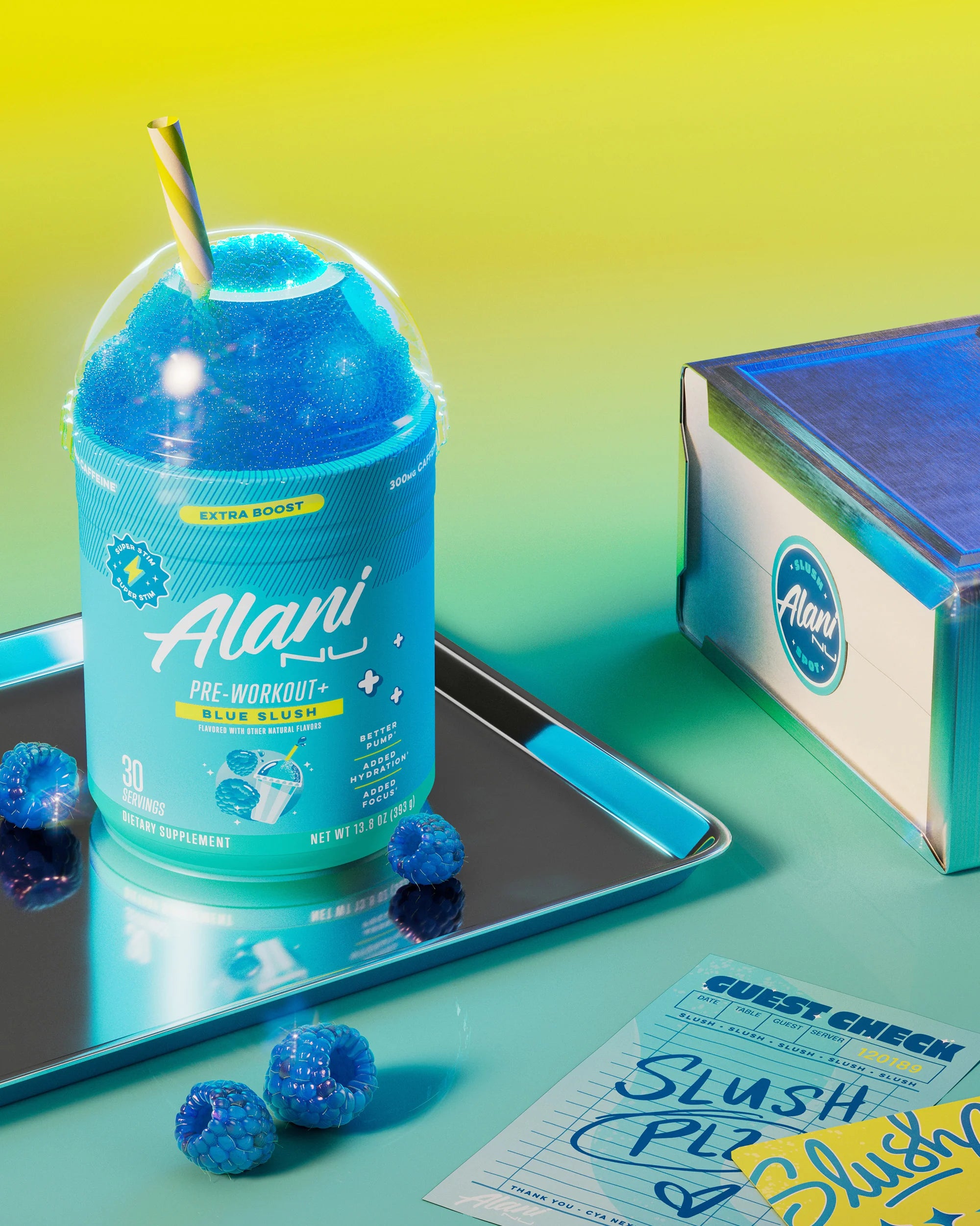 Pre-Workout+ - Blue Slush - Image 2